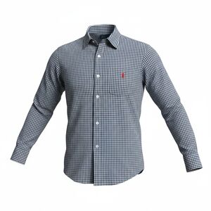 Polo Ralph Lauren Navy and White Checkered Shirt